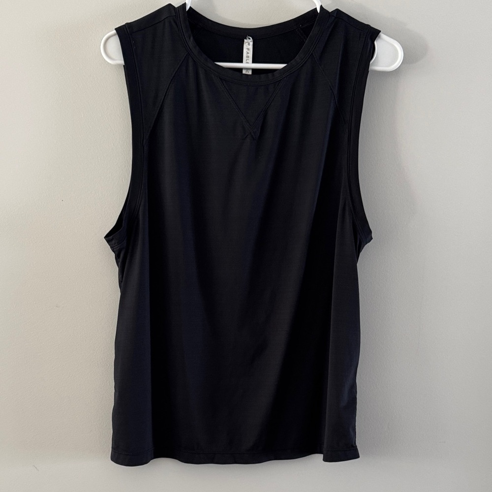 Fabletics Black Athletic Sleeveless Tank